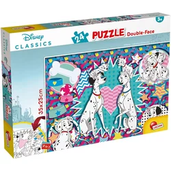 Slagalica 24pcs disney 101 dalmatinac 2u1