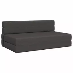 Sofa na razvlačenje Tamnosiva 152 x 86,5 x 60 cm Tkanina