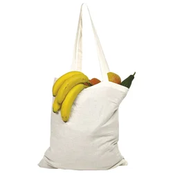 VREĆICE ZA KUPOVINU PAMUČNA 37X41CM DUGE RUČKE MANACOR EASY 216406 NATUR
