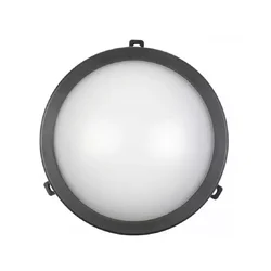 COMMEL Led svetiljka 12W,4000K,okrugla,crna