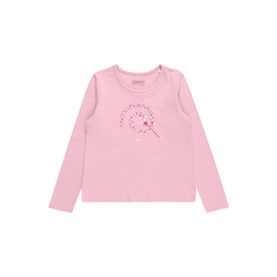 ESPRIT Majica, sivkasto ljubičasta (mauve) / roza / bijela