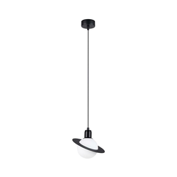 Sollux SL.1358 - Luster na sajli HYPERION 1xG9/8W/230V crna