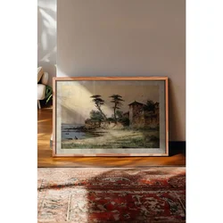 Dekorativna slika u okviru 30 x 40 cm