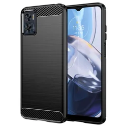 Futrola Carbon Shield TPU za Motorola Moto E22/Moto E22i - Crna KP26560
