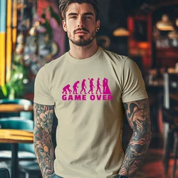 Camiseta Majica sa štampanim printom Cam 243, Muška, Krem