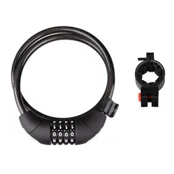 Force braba f lux spiralna šifra sa držačem 85cm/10mm,crna ( 49114 )