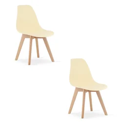 BE KITO stol - kremne barve x 2