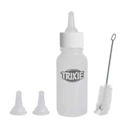 TRIXIE STEKLENIČKA ZA HRANJENJE MLADIH MUC S KRTAČKO ZA ČIŠČENJE