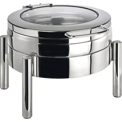 APS Premium Chafing-Dish okrogel, prostornina: 6,00 litrov, 340 mm, dolžina: 550 mm