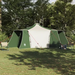 Tipi šator s krovom s pohranom Zelena 492 x 492 x 275 cm taft
