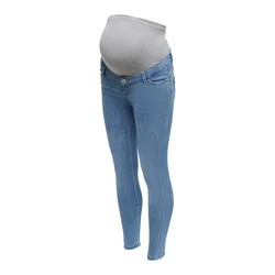Only Maternity Kavbojke OLMPOWER moder denim/siva