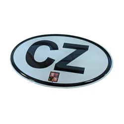 Sticker CZ 3D (7x4 cm)