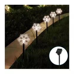 Aigostar - LED solarna božićna svetiljka LED/0,054W/1,2V 1m IP65 hladno-bela