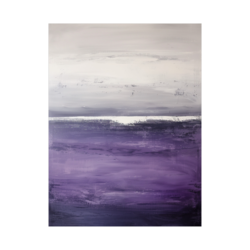 Canvas Slika na platnu Ljubičasti pejzaž II, 75x100cm