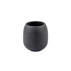 103B99526 ČAŠA ZA ČETKICE AFRA GREY POLIRESIN