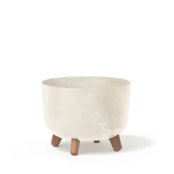 Gracia Dekorativna saksija Beton Effect L300E, Krem