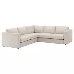 VIMLE Ugaona sofa, 4-sed, Gunnared bež
