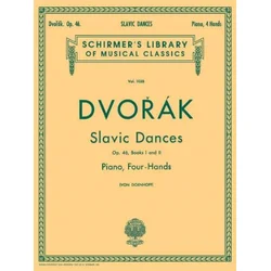DVORAK:SLAVIC DANCES OP.46 BOOKS 1 & 2 FOR 4 HANDS