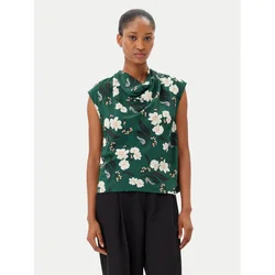French Connection Bluza 72YBJ 30 Zelena Regular Fit