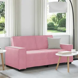 vidaXL Dvosed roza 180x78x84 cm žamet