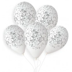 Gemar Balon - Srebrni marmor 33 cm
