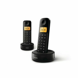 Bežični Telefon Philips D1602B DUO 1,6 300 mAh GAP Crna (Obnovljeno B)
