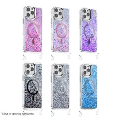 Maska za iPhone 16 Pro Max Mag Case Glue svetlo roze