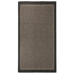shumee vidaXL Zunanja preproga, ravno tkana, 80x150 cm, temno rjava