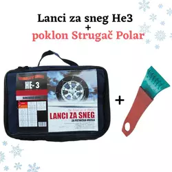 Lanci za sneg Sila He3 12mm plus poklon Strugač Polar