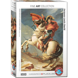 EuroGraphics Puzzle Napoleon pri prehodu Alp 1000 kosov