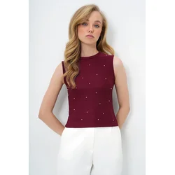 Trend Alacati Stili Ženska bluza Alc-X14113, Bordo