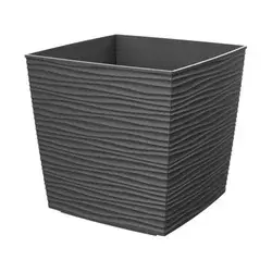 Gardino-saksija finesa kvadrat 30x30x29h antracit ( 34481 )