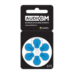Baterije Za Slušne Aparate Varta - Audio Bm, Tip 675, 6 Kos
