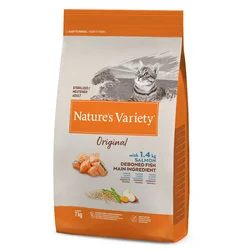 NATURES VARIETY Hrana za mačke sa lososom Original Adult Sterilised 1.25kg