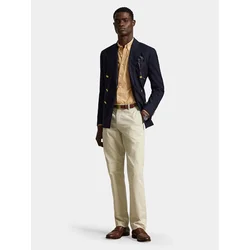 Polo Ralph Lauren Srajca 710929348503 Temno bež Slim Fit