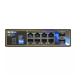 BCS BCS-B-ISP08G-2SFP Industrijski PoE stikalo 8 priključkov DIN šina 1Gbps