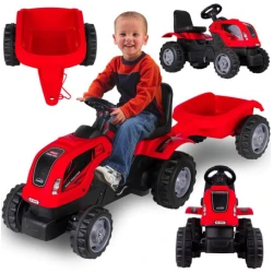 MMX Dečiji Traktor na pedale crveni