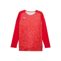 PUMA Funkcionalna majica Teamjaws rdeča/melona/črna/bela