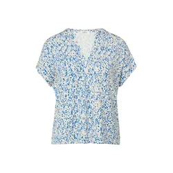 s.Oliver Bluza ecru / kraljevo modra / bela