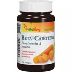 VITAKING vitamini Beta Carotene, 100 kapsul
