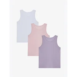 Penti Top PENTI Mädchen Basic 3er-Pack Unterhemd mešane barve
