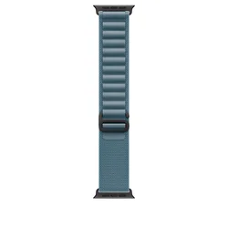 49mm Light Blue Alpine Loop - Large - Black Titanium Finish
