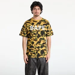 Majice A BATHING APE 1St Camo Bape Rhinestone Tee UNISEX Yellow S