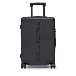 Kovček Karl Lagerfeld črna barva, A3W30245