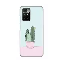 TELEMPIRE Silikonska maska Print za Xiaomi Redmi 10/10 Prime Cactus svetloplava