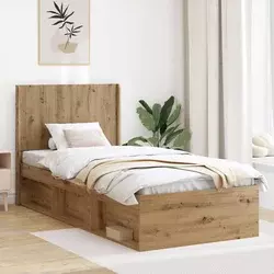 vidaXL Vzglavje Artisan hrast Inženirski les