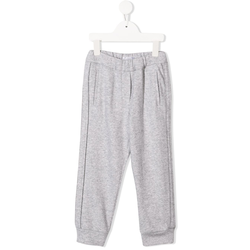 Brunello Cucinelli - straight-fit track pants - kids - Grey