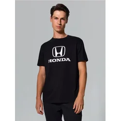 Sinsay - Pamučna majica sa printom Honda - crno