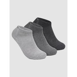 Oakley Short Solid (3 Pcs) Nogavice dark grey hthr