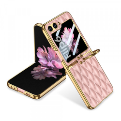 Maska Futrola RHOMBUS za Samsung F741B Galaxy Z Flip 6 5G roze